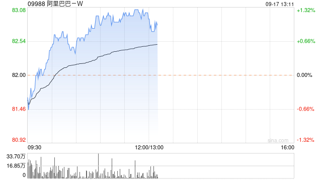 阿里巴巴-W9月13日斥资5998.16万美元回购567.6万股  第1张